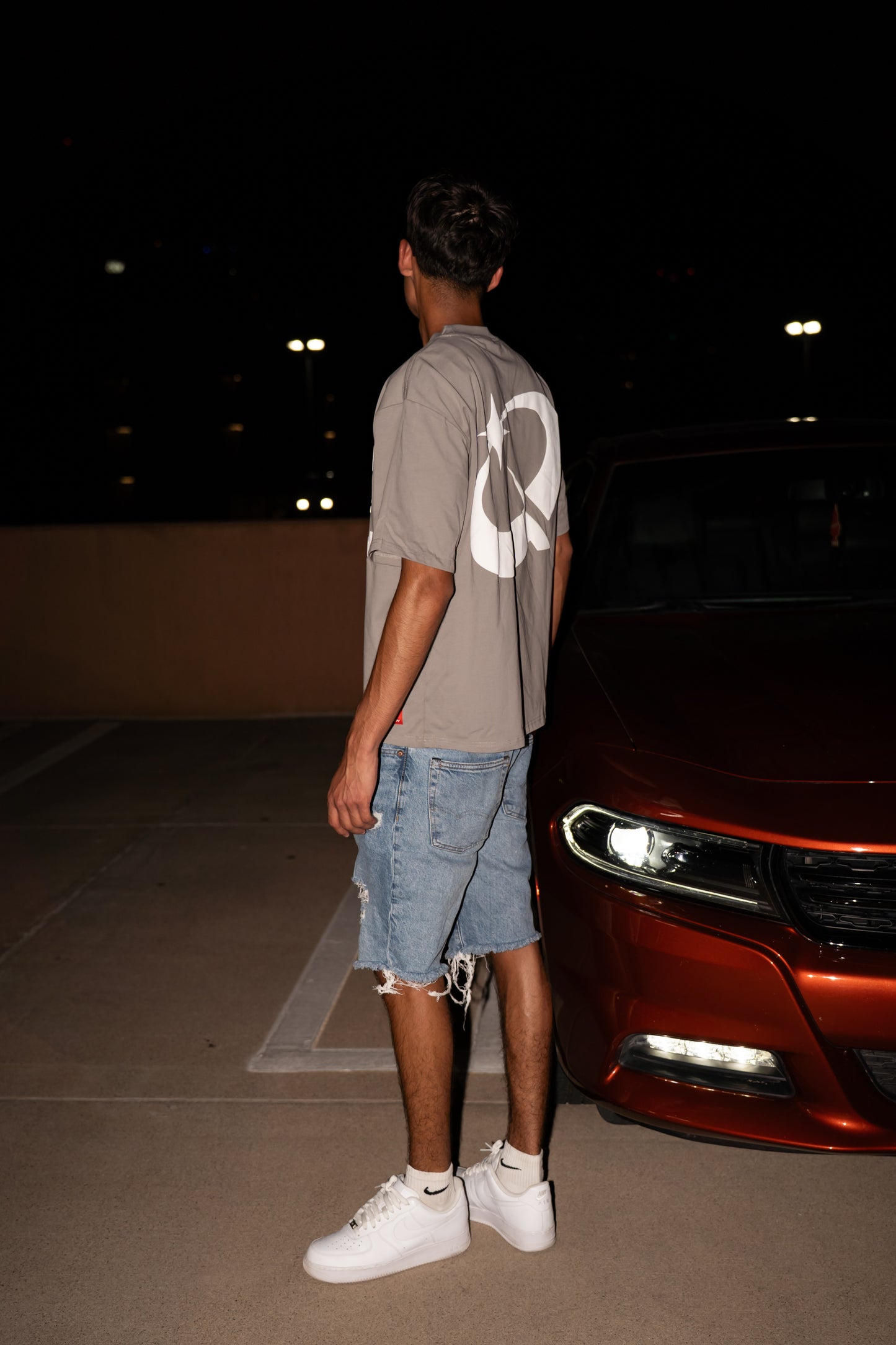 “1 RISK TEE” GREY
