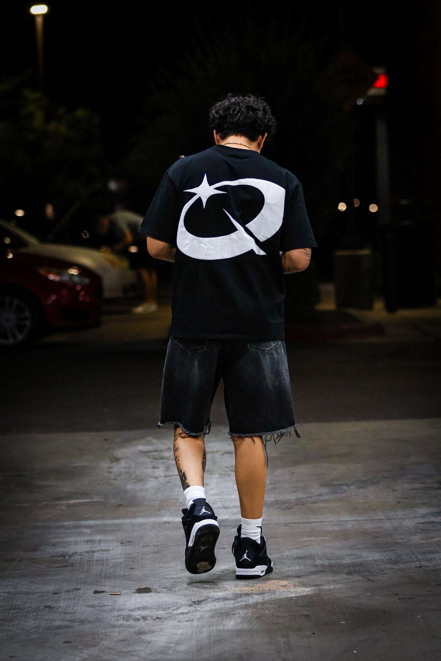 “1 RISK TEE” BLACK