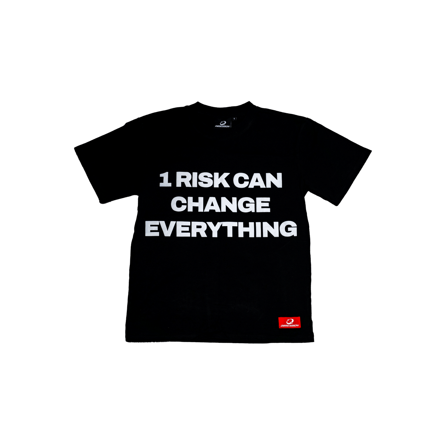 “1 RISK TEE” BLACK
